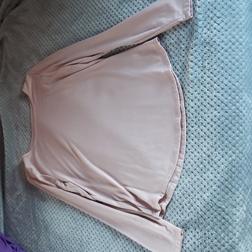 Light pink long sleeve shit (women's)